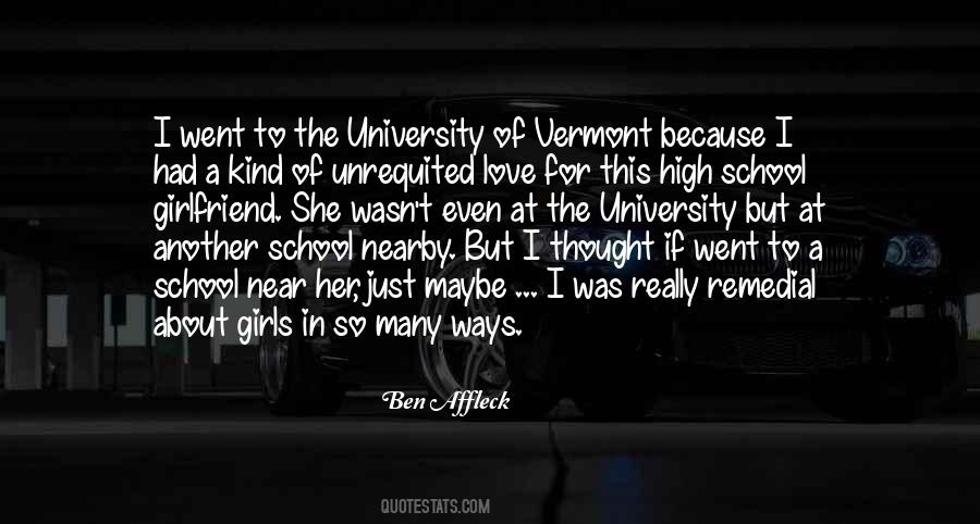 Quotes About High School Love #834166