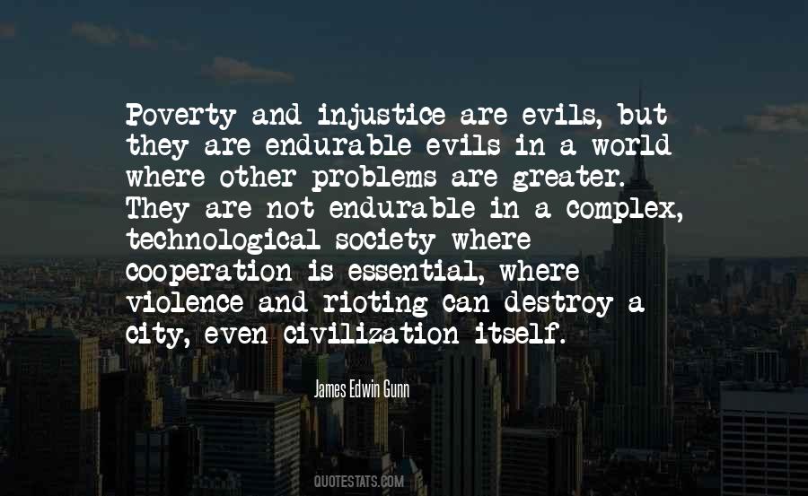 Quotes About Poverty And Violence #1597020