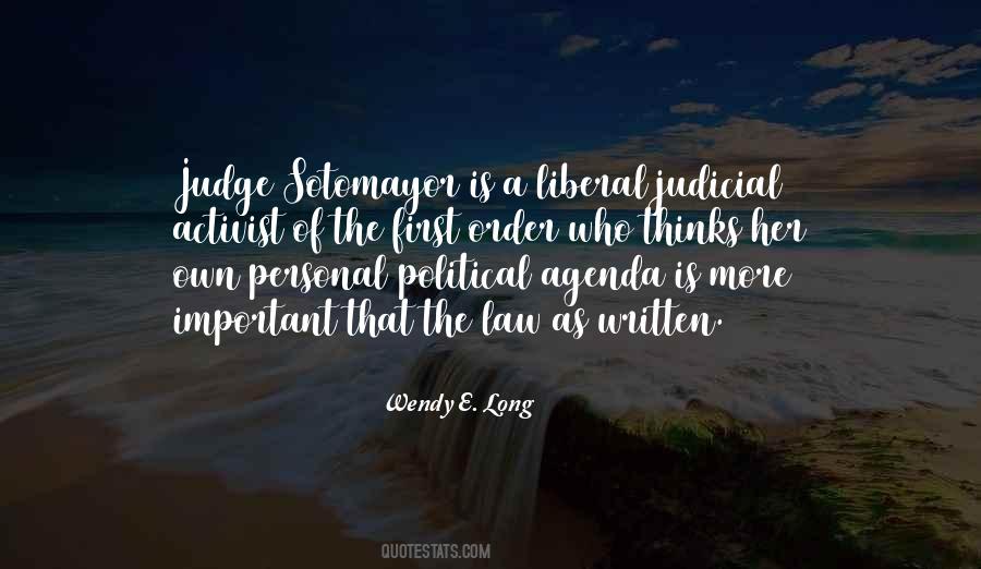 Judge Sotomayor Quotes #1549844