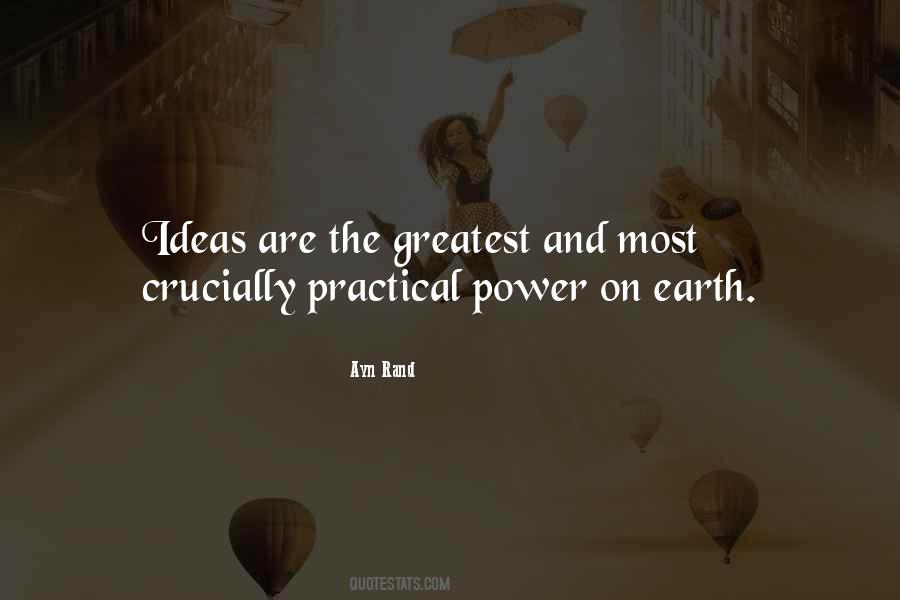 Ideas Are Power Quotes #1398568