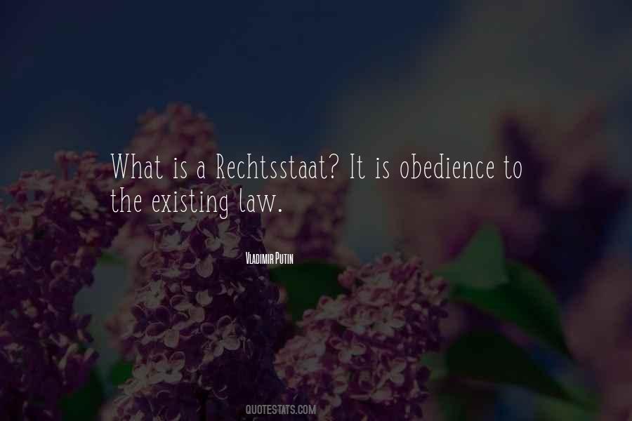 Quotes About Obedience To Law #1201063