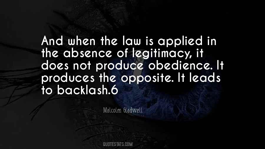 Quotes About Obedience To Law #1393603