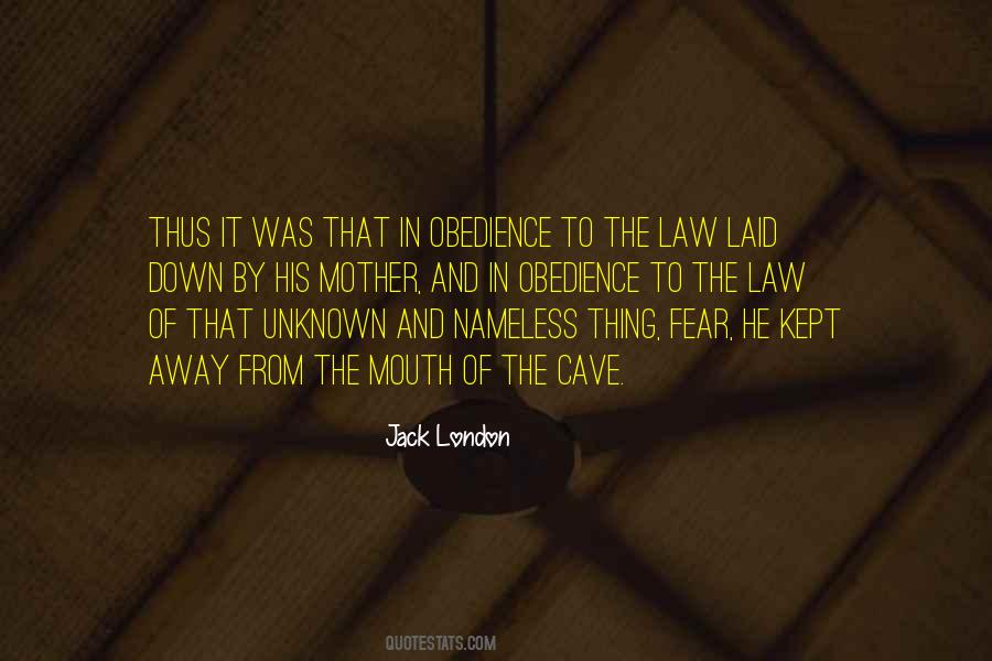 Quotes About Obedience To Law #1469326