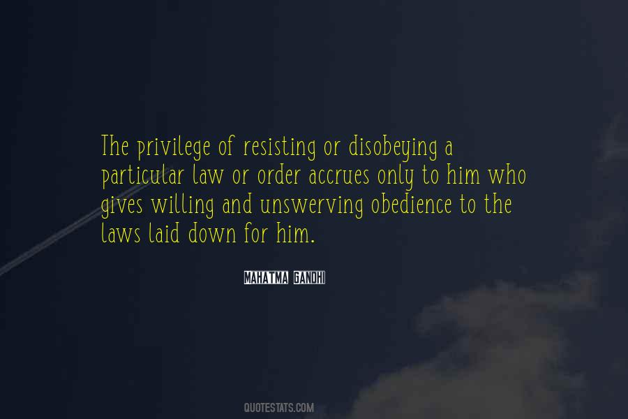 Quotes About Obedience To Law #513930