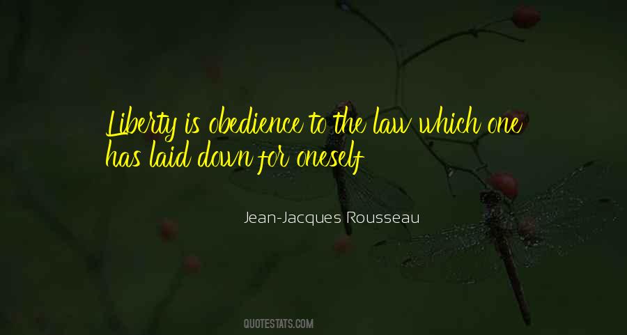 Quotes About Obedience To Law #888990