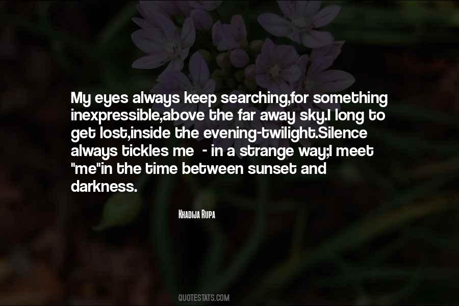 Quotes About Darkness And Silence #23103