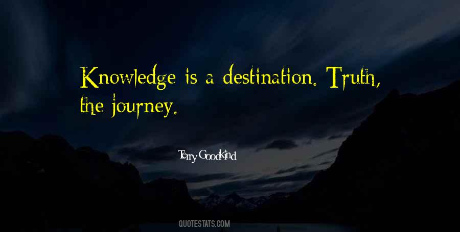 Quotes About Journey Destination #14426