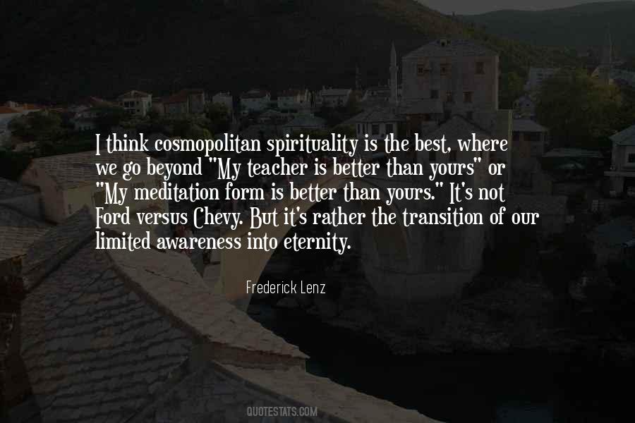 Meditation Teacher Quotes #1778849