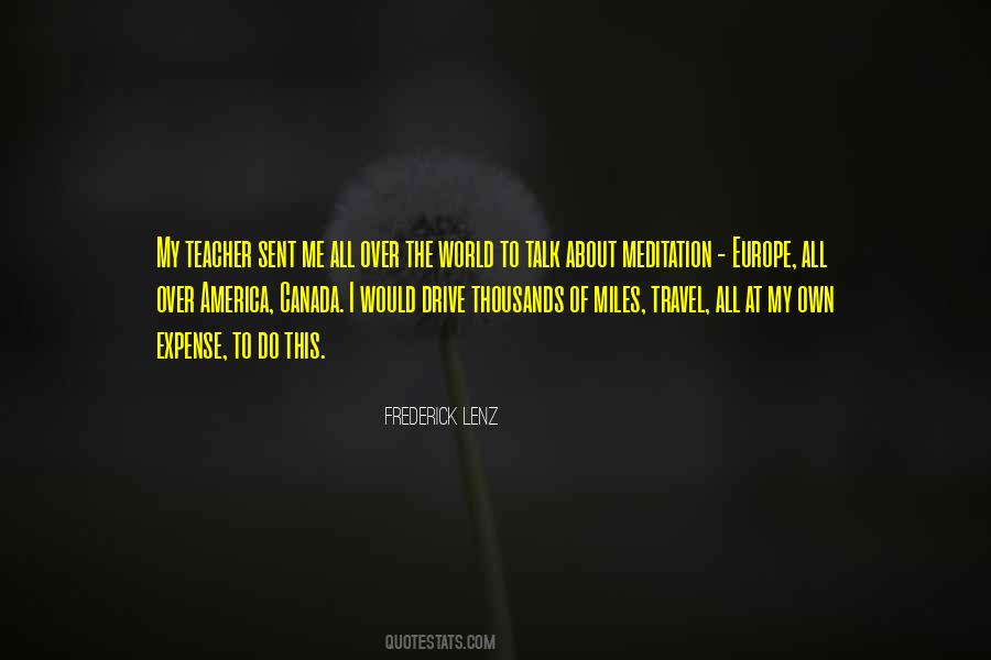 Meditation Teacher Quotes #1829442