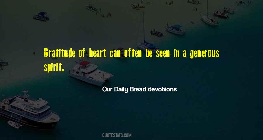 Quotes About Daily Bread #1046911