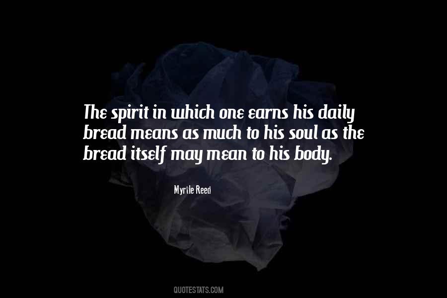 Quotes About Daily Bread #1288524