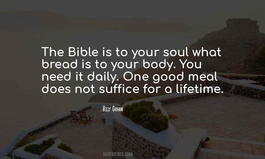 Quotes About Daily Bread #35146