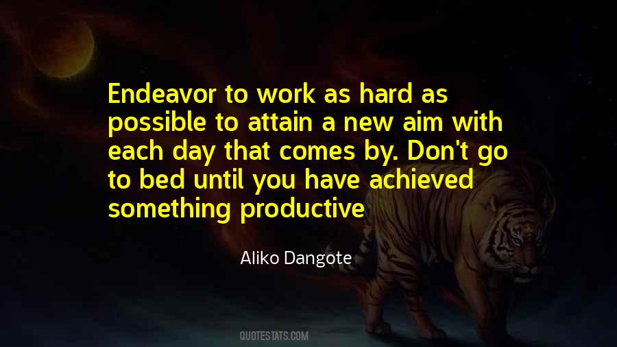 Quotes About Productive Work #1252724