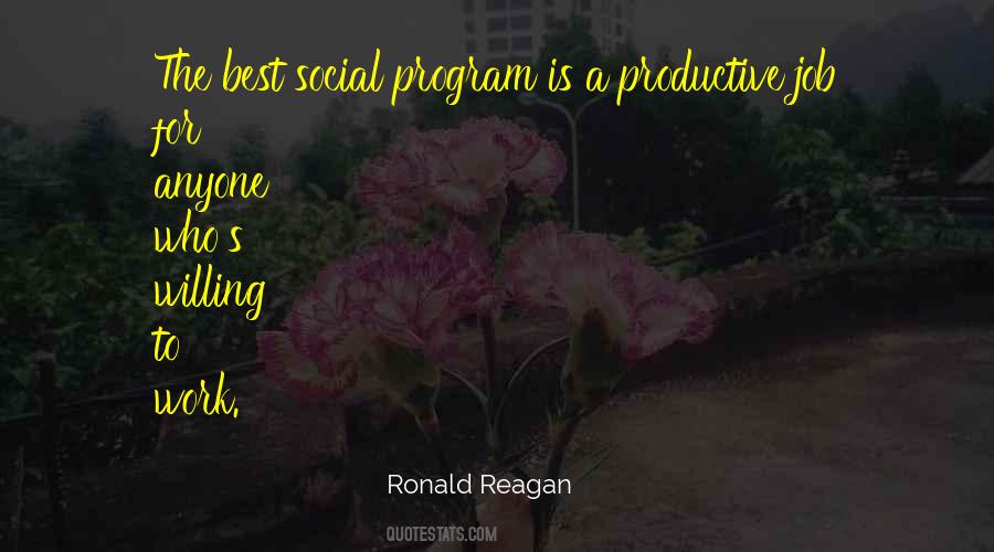 Quotes About Productive Work #188326
