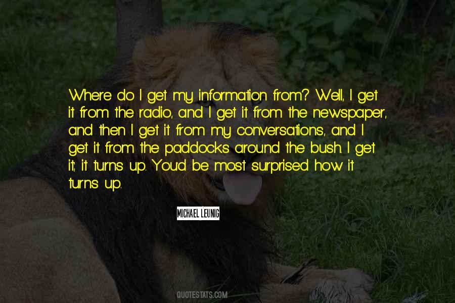 Quotes About The Bush #1158652