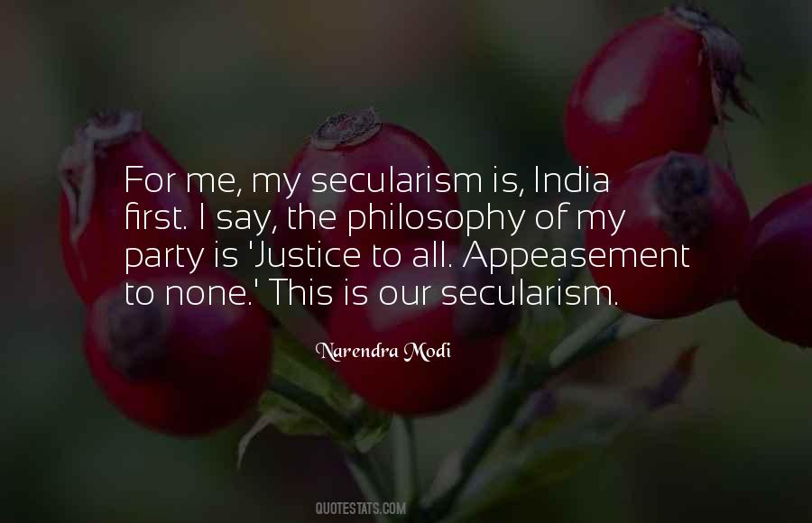 Quotes About Secularism In India #1136190