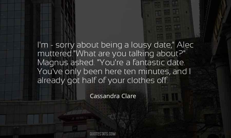 Quotes About First Dates #1868977