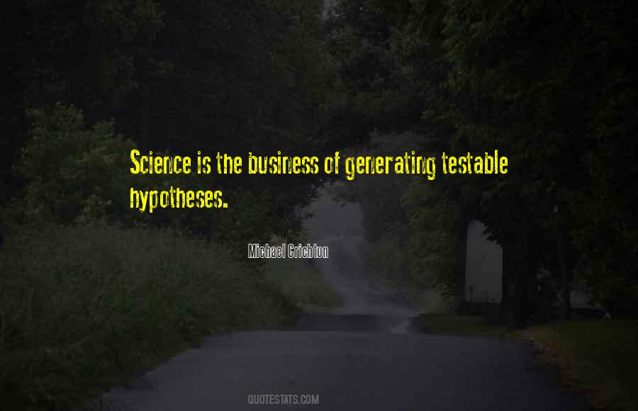 Testable Science Quotes #1442607