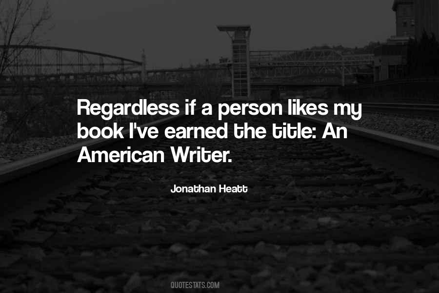 American Writer Quotes #1433264