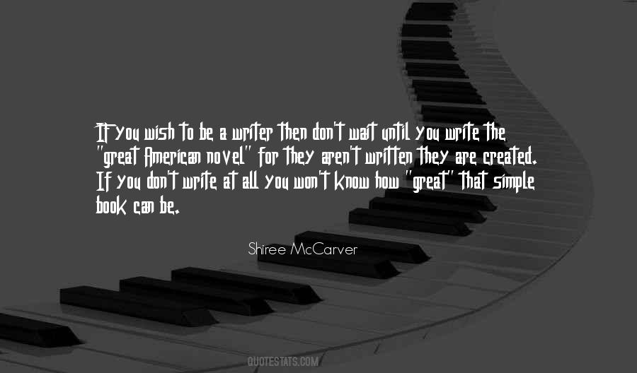 American Writer Quotes #1841538