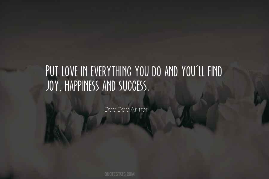 Quotes About Joy And Success #1147195