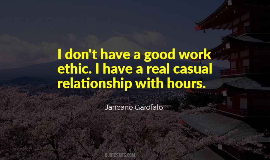 Quotes About A Good Work Ethic #286311
