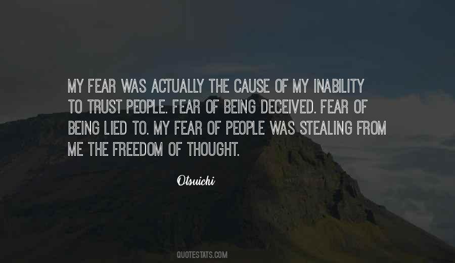 Fear Of People Quotes #1620305
