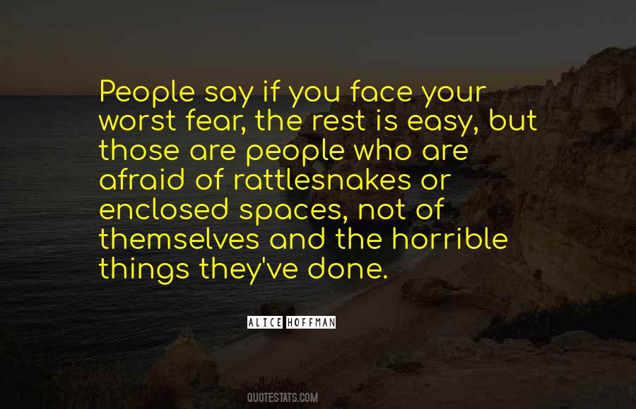 Fear Of People Quotes #824282