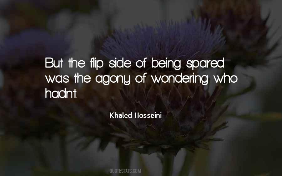 Quotes About Being Spared #1116732