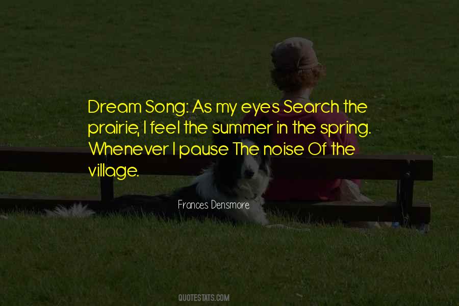 Dream Song Quotes #943384