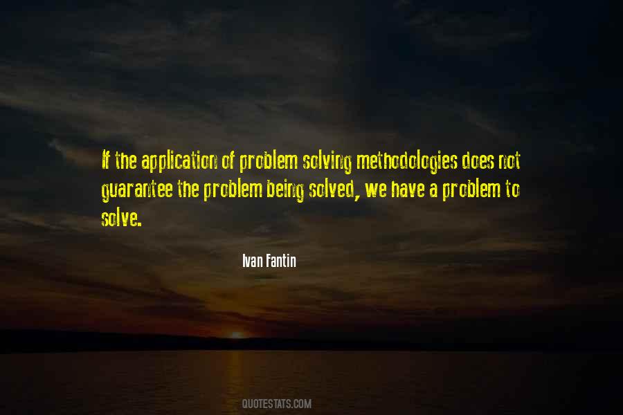 Solved The Problem Quotes #132192