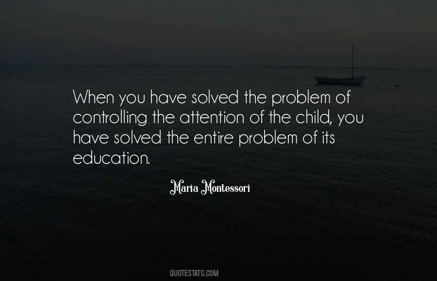 Solved The Problem Quotes #160721