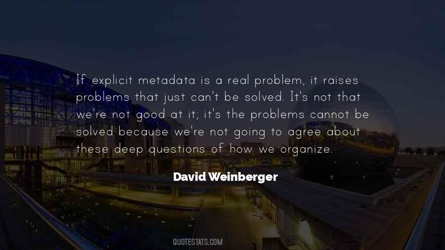 Solved The Problem Quotes #592737