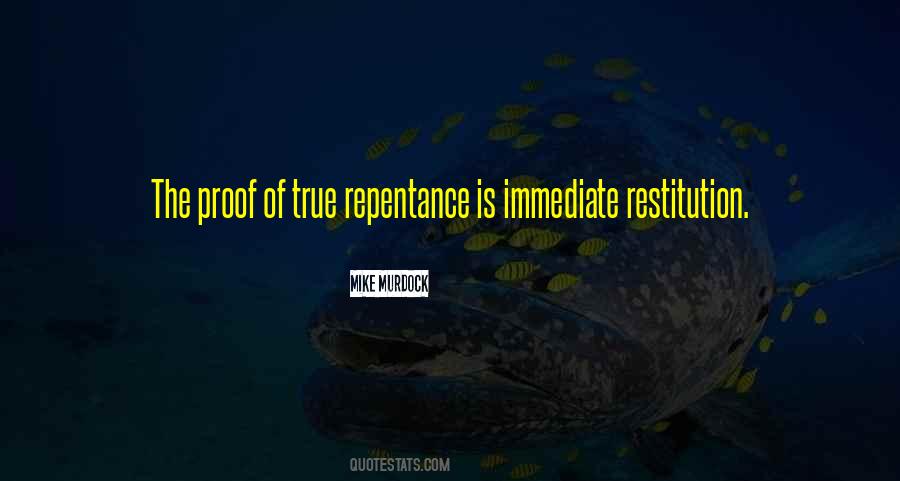 Quotes About True Repentance #6127