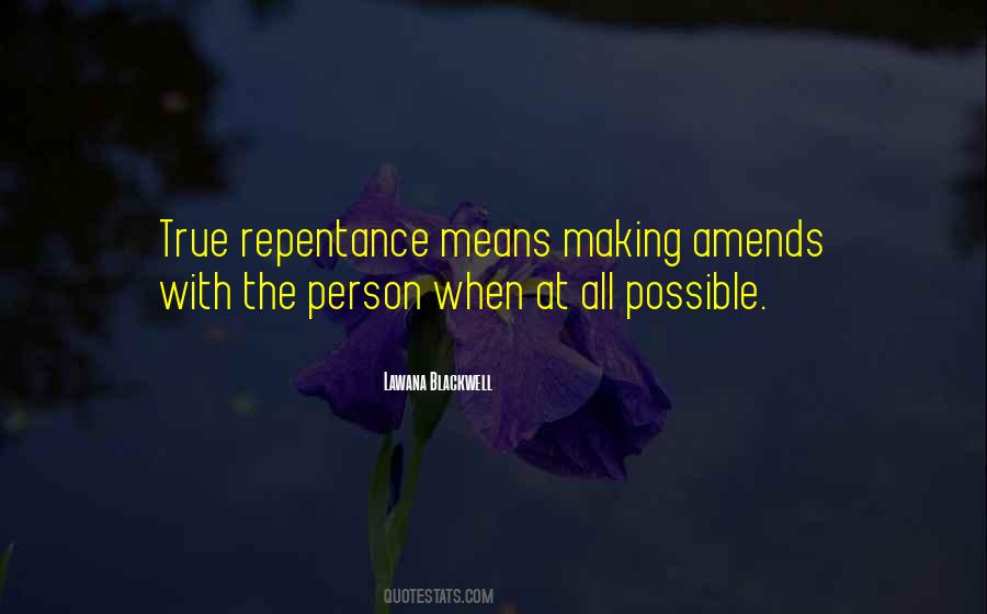 Quotes About True Repentance #771123