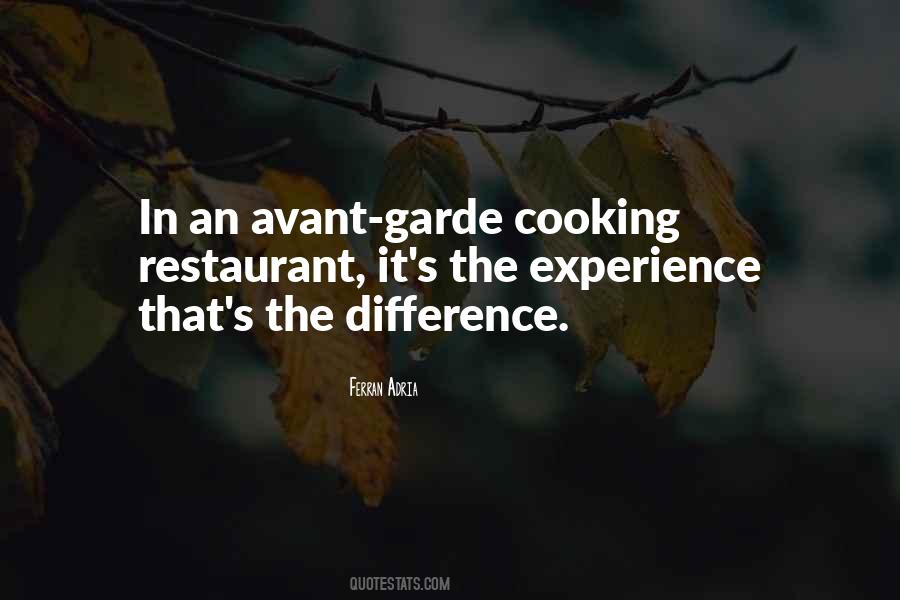 Quotes About Avant Garde #130250