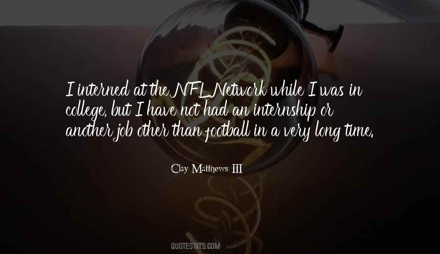 Quotes About Clay Matthews #1865180