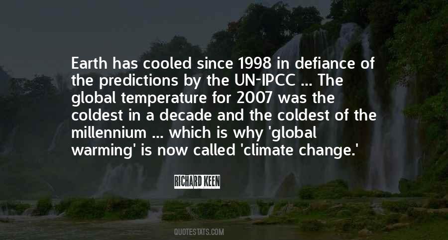 Temperature Global Warming Quotes #10808