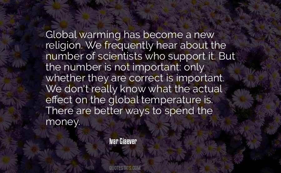 Temperature Global Warming Quotes #338046