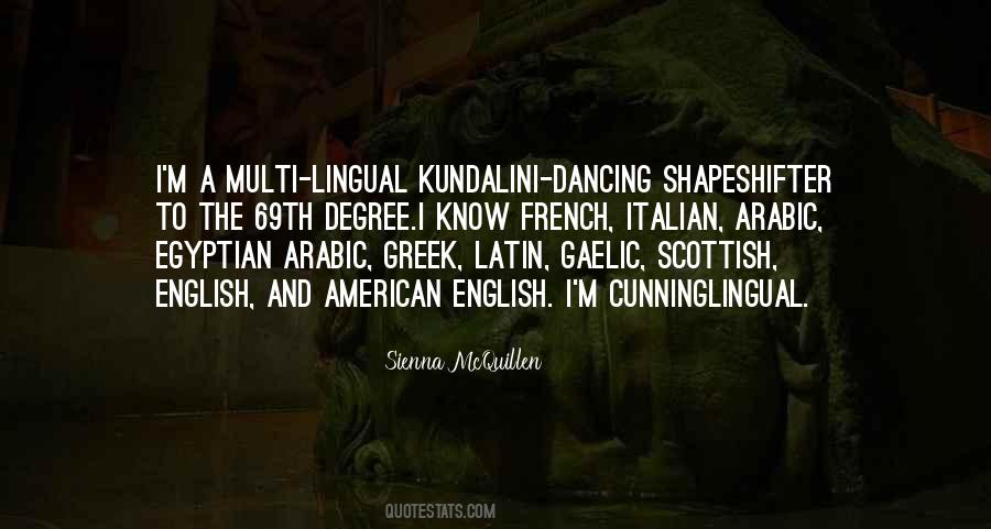 Quotes About Gaelic #1012340