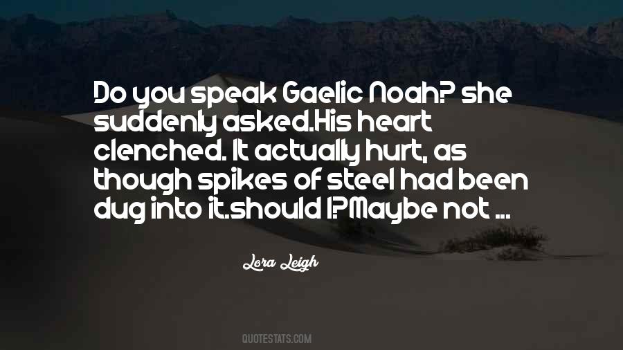 Quotes About Gaelic #108414