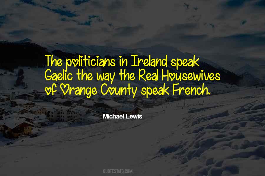 Quotes About Gaelic #1169837