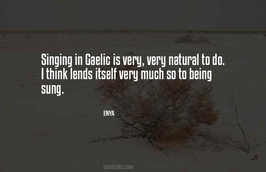 Quotes About Gaelic #392998