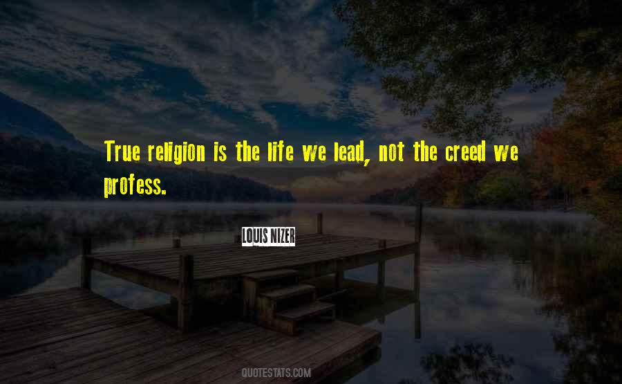 Quotes About True Religion #1195096