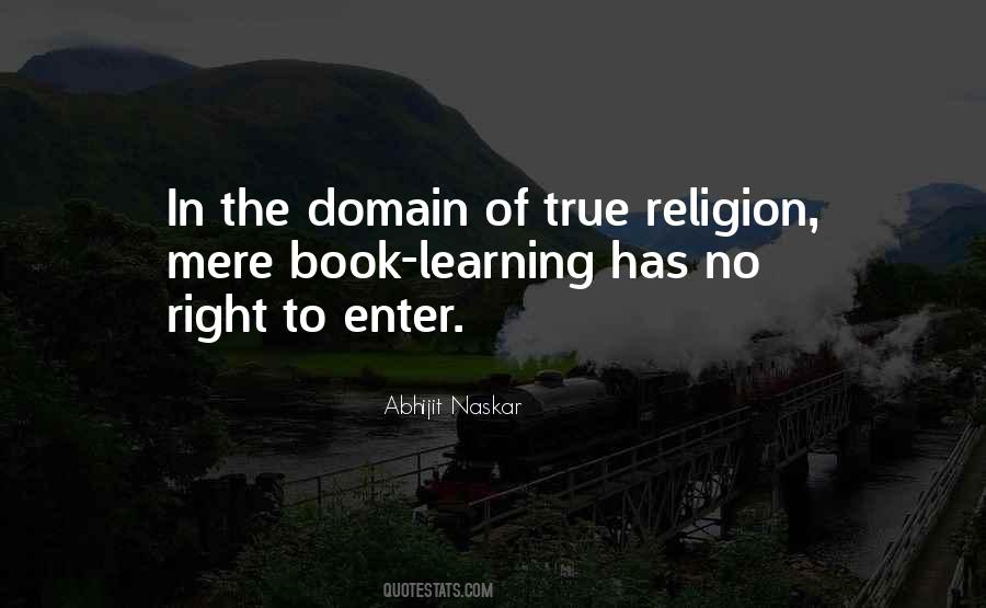 Quotes About True Religion #1517637