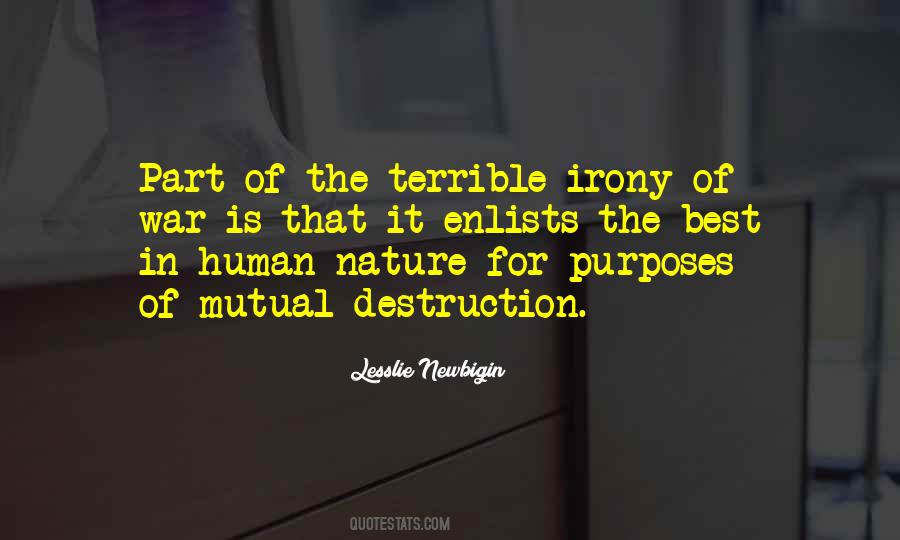 Quotes About The Destruction Of Nature #1541020