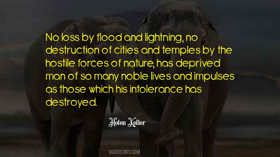 Quotes About The Destruction Of Nature #228248