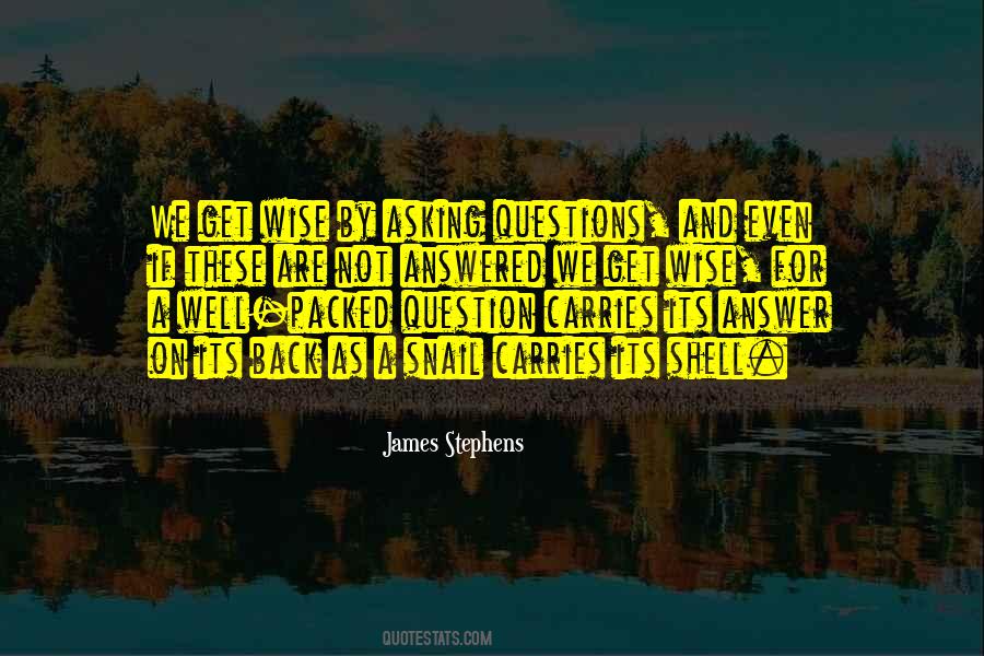 Wise Questions Quotes #1248269