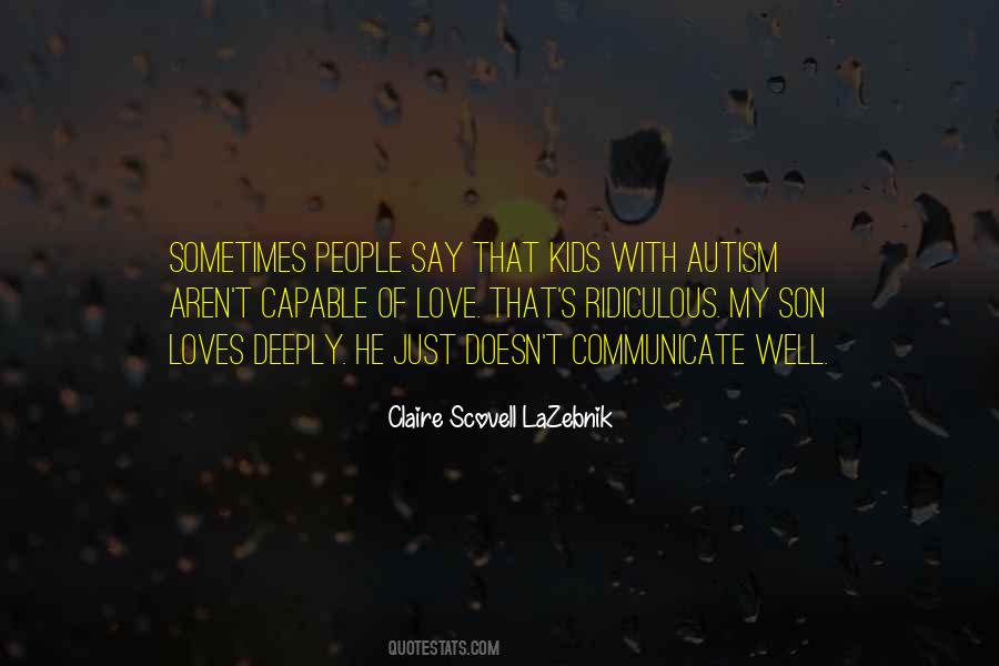 Quotes About Autism #1695181