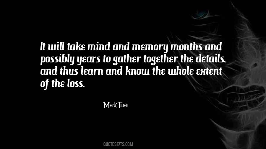 Quotes About Memory And Loss #1046027